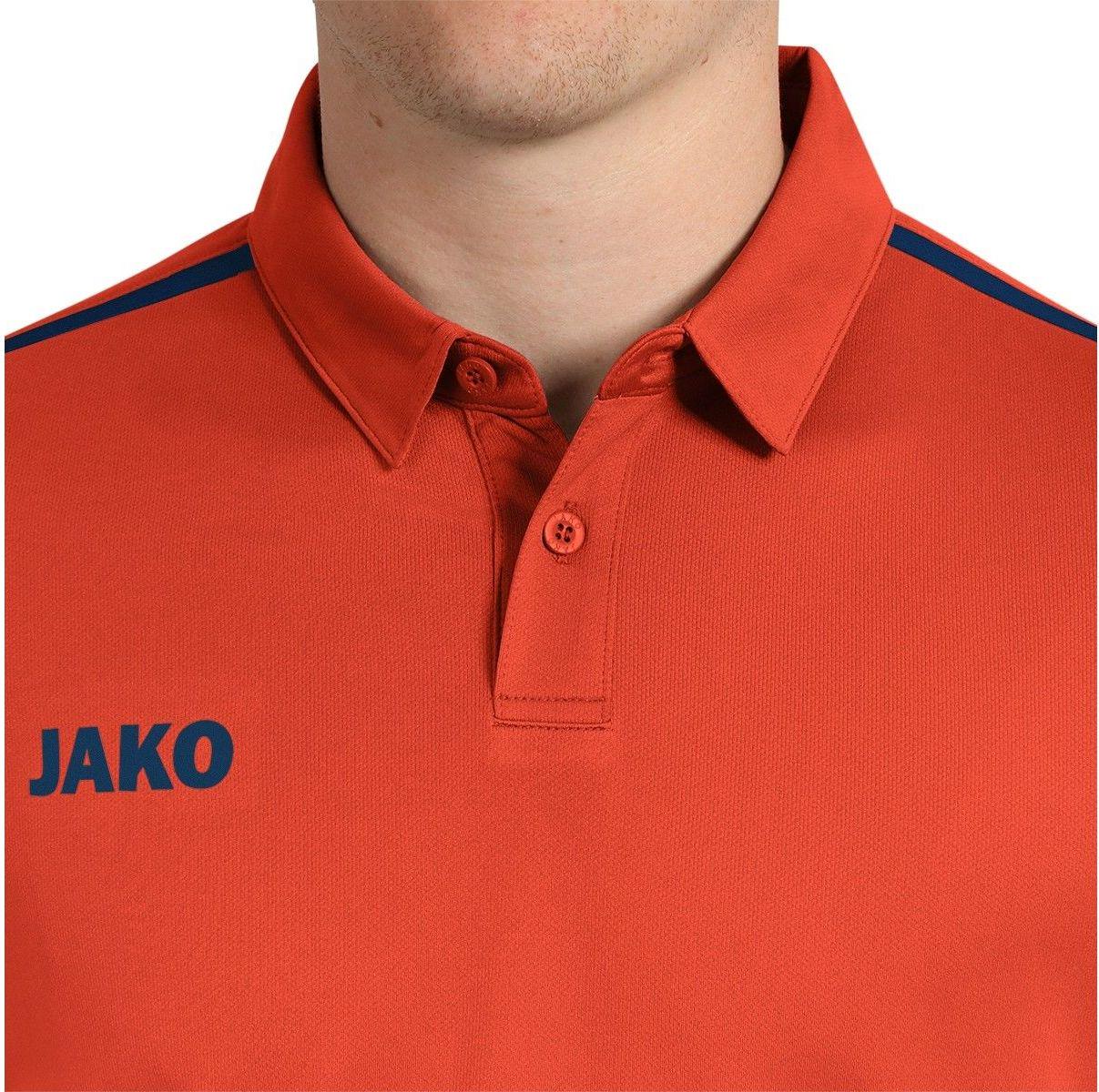 Поло дитяче Jako STRIKER 2.0 6319-18 р. XS Помаранчево-темно-синій - фото 6