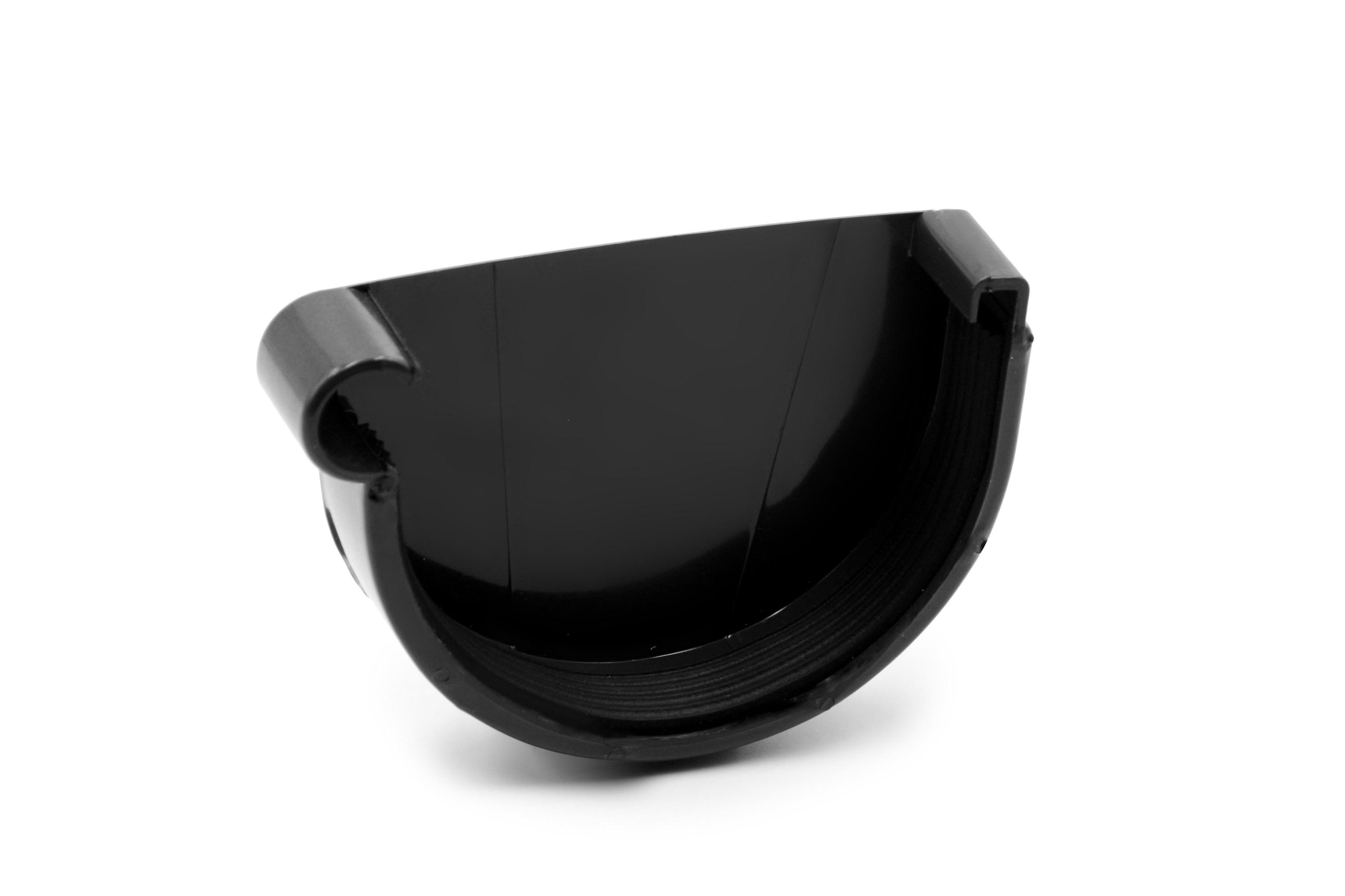 Заглушка желоба левая Rainway 130 Черный (10.130.05.008)