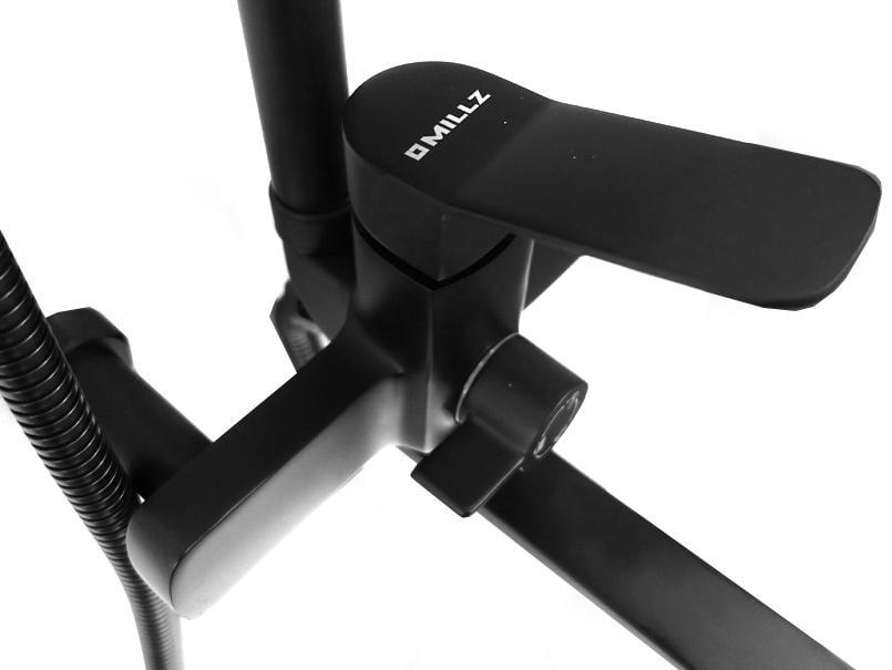 Душевая система MILLZ MRS-40-SET-002 со смесителем Черный матовый (RS-MRS-40-SET-002) - фото 3 Душевая система MILLZ MRS-40-SET-002 со смесителем Черный матовый (RS-MRS-40-SET-002) - фото 3