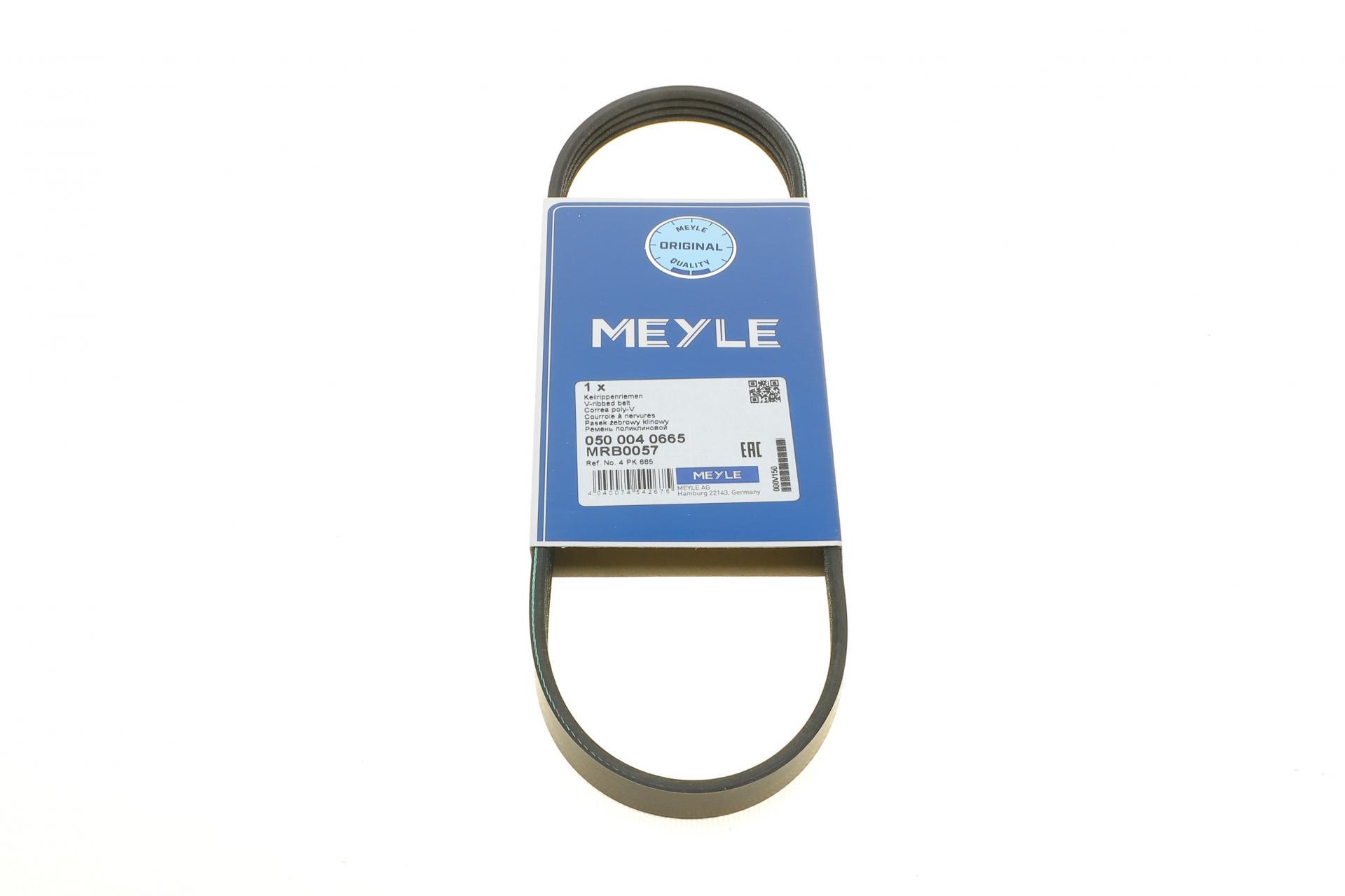 Ремень генератора Meyle Fiat Doblo 1.2-1.4 4PK665- 050 004 0665