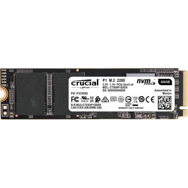 SSD накопичувач Crucial M.2 500GB (CT500P1SSD8) P1