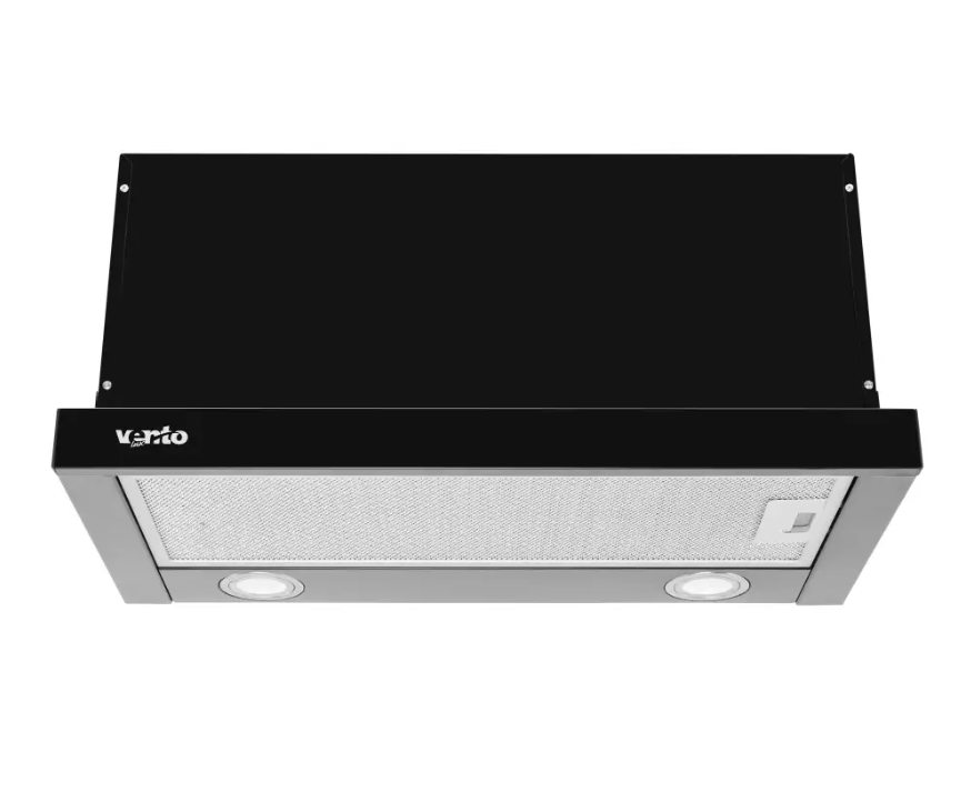 Витяжка кухонна Ventolux GARDA 60 BK 1100 LED Витяжка кухонна Ventolux GARDA 60 BK 1100 LED