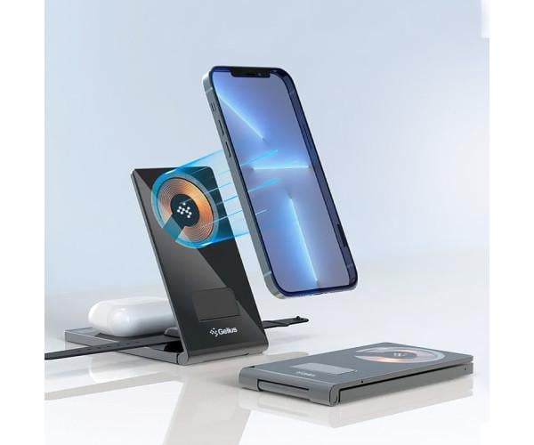 Пристрій бездротовий зарядний Gelius Union 3в1 GP-WC010 Incredible series 15W Black - фото 2 Пристрій бездротовий зарядний Gelius Union 3в1 GP-WC010 Incredible series 15W Black - фото 2