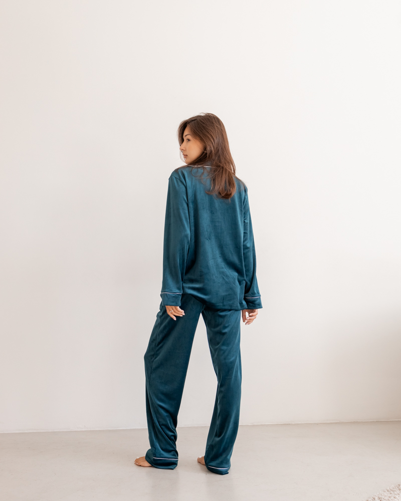 Пижама женская Модельер 7622 р. 42 Изумрудный (14075) - фото 4 Пижама женская Модельер 7622 р. 42 Изумрудный (14075) - фото 4