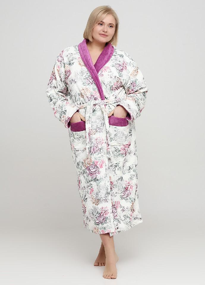 Халат Wild Love 6XL Разноцветный/Фиолетовый (8) Халат Wild Love 6XL Разноцветный/Фиолетовый (8)