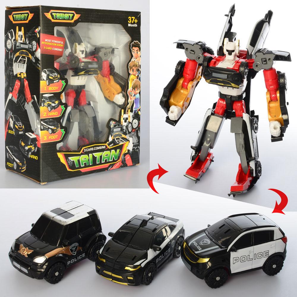 Трансформер тобот Tritan А-TOYS поліцейський (516) - фото 4 Трансформер тобот Tritan А-TOYS поліцейський (516) - фото 4