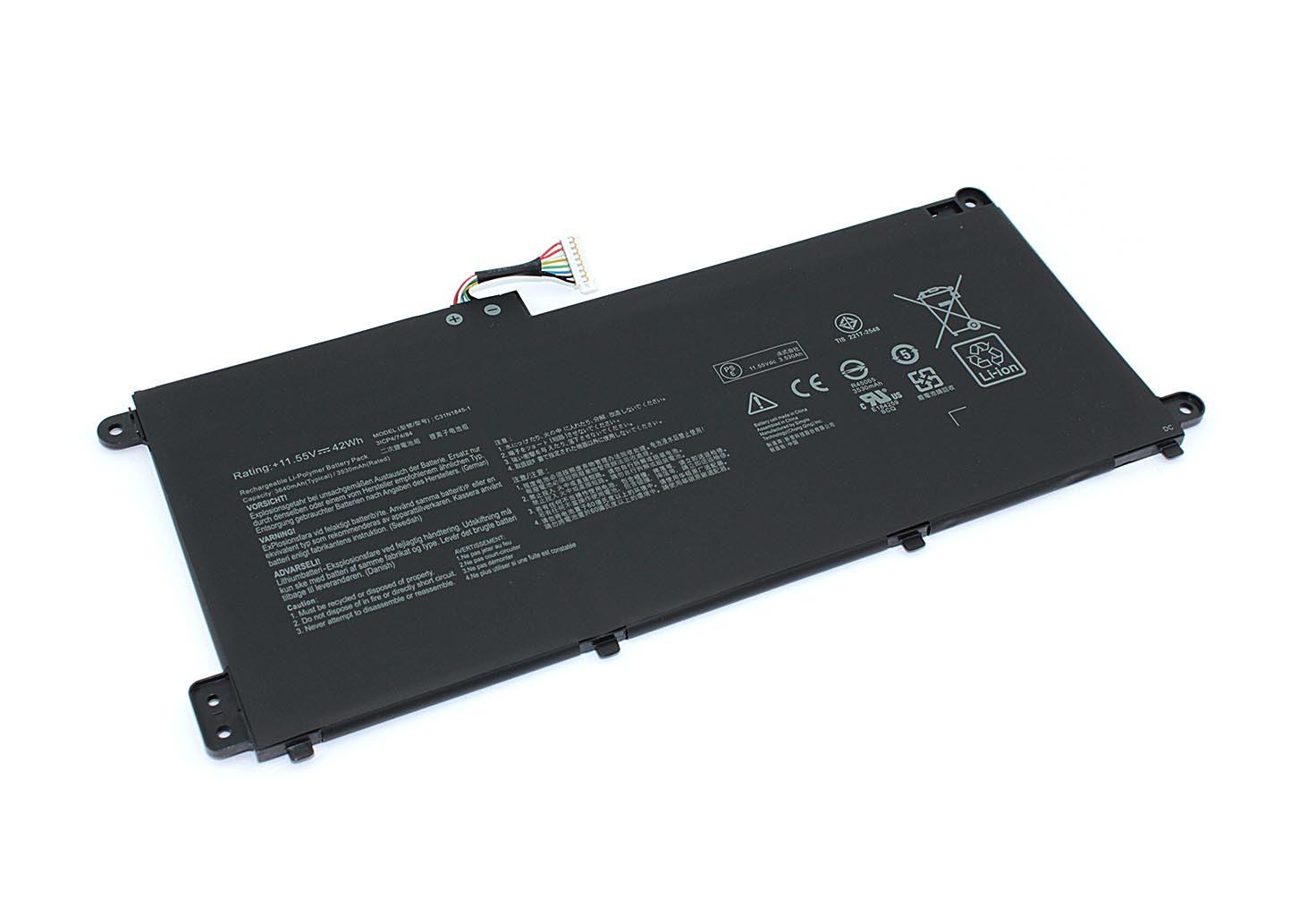 Аккумулятор для ноутбука Asus C31N1845 Chromebook Flip C436FA 11,55V 3640 mAh OEM Black