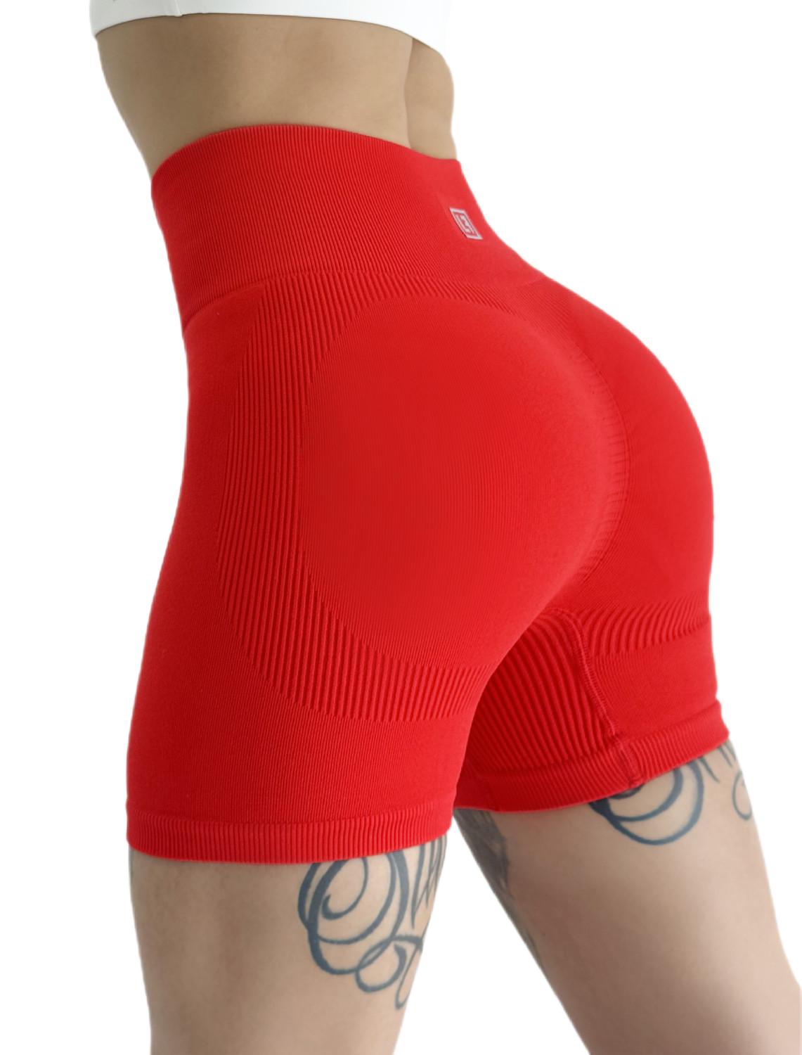 Шорти для фітнесу жіночі LILAFIT пуш ап М Червоний (LFH000017) - фото 2