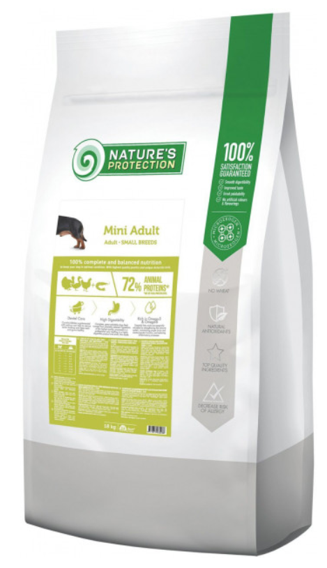 Корм для собак Nature's Protection Mini Small breeds 0,5 кг - фото 2 Корм для собак Nature's Protection Mini Small breeds 0,5 кг - фото 2
