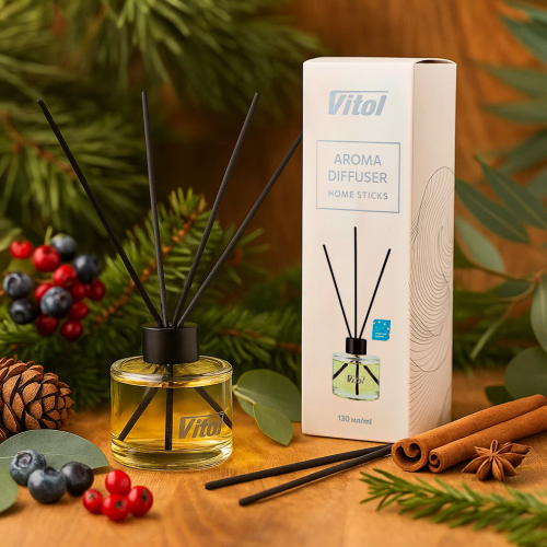 Аромадифузор Vitol Home Sticks Merry Kidsman 130 мл (00000063210) - фото 6