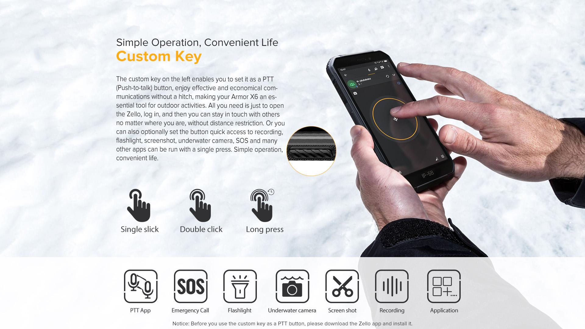 Смартфон Ulefone Armor X6 2/16 Gb Black - фото 16 Смартфон Ulefone Armor X6 2/16 Gb Black - фото 16