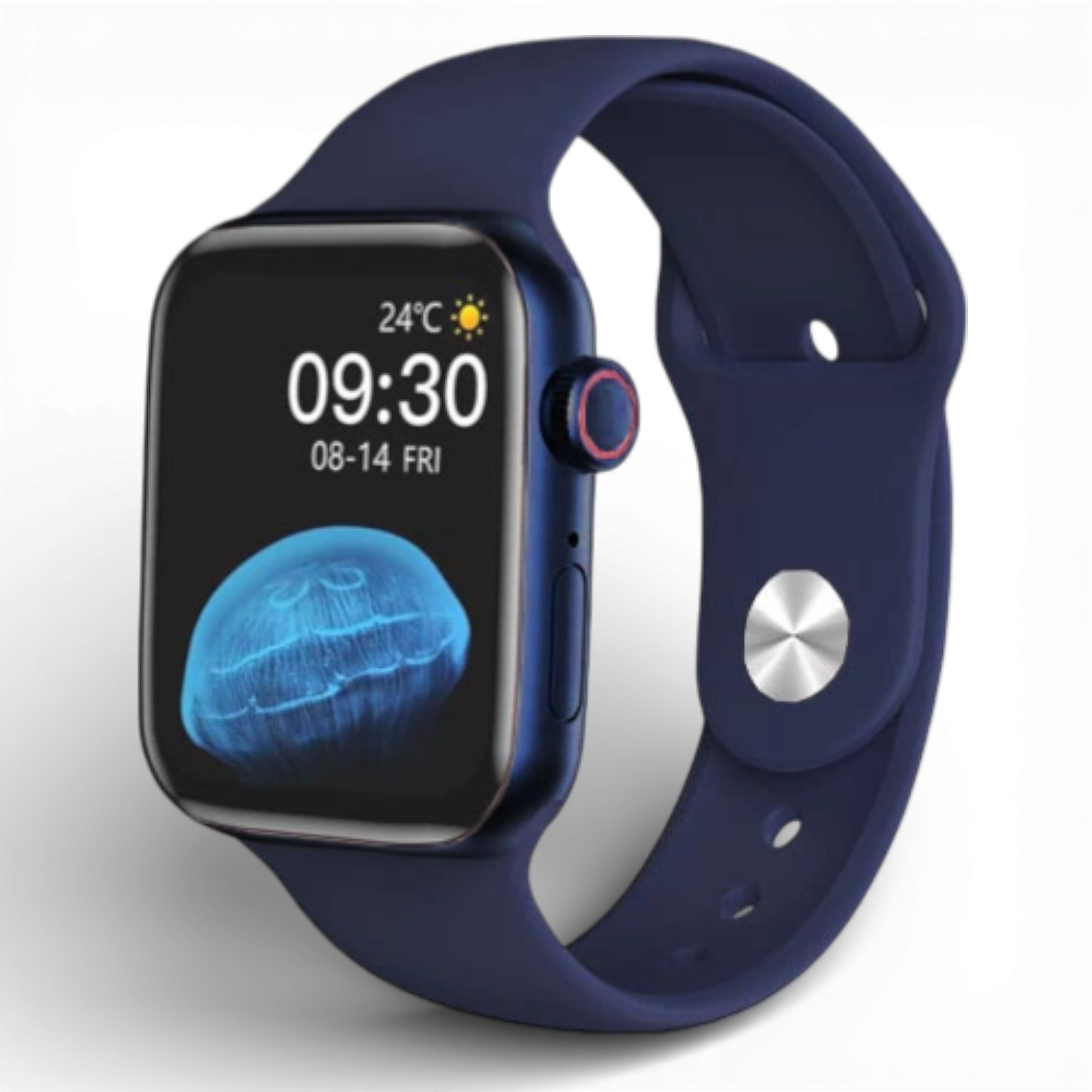 Смарт-часы Smart Watch Aluminium HW22Pro 44мм с голосовыми вызовами Blue (11958)