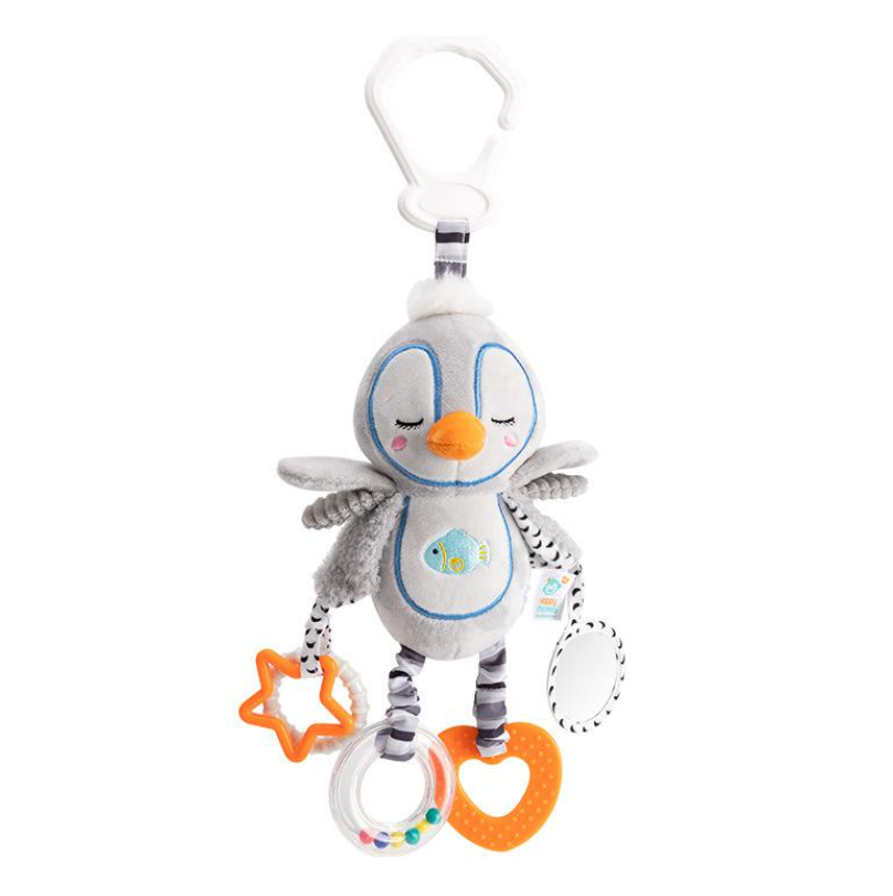 Игрушка-подвеска мягкая развивающая XA27A-B Happy Monkey Пингвин (2768564225)