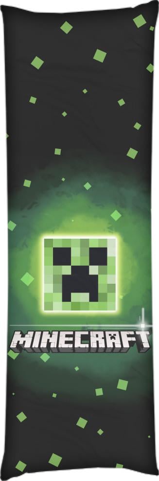 Подушка дакимакура Minecraft logo 60х180 см (14102201)