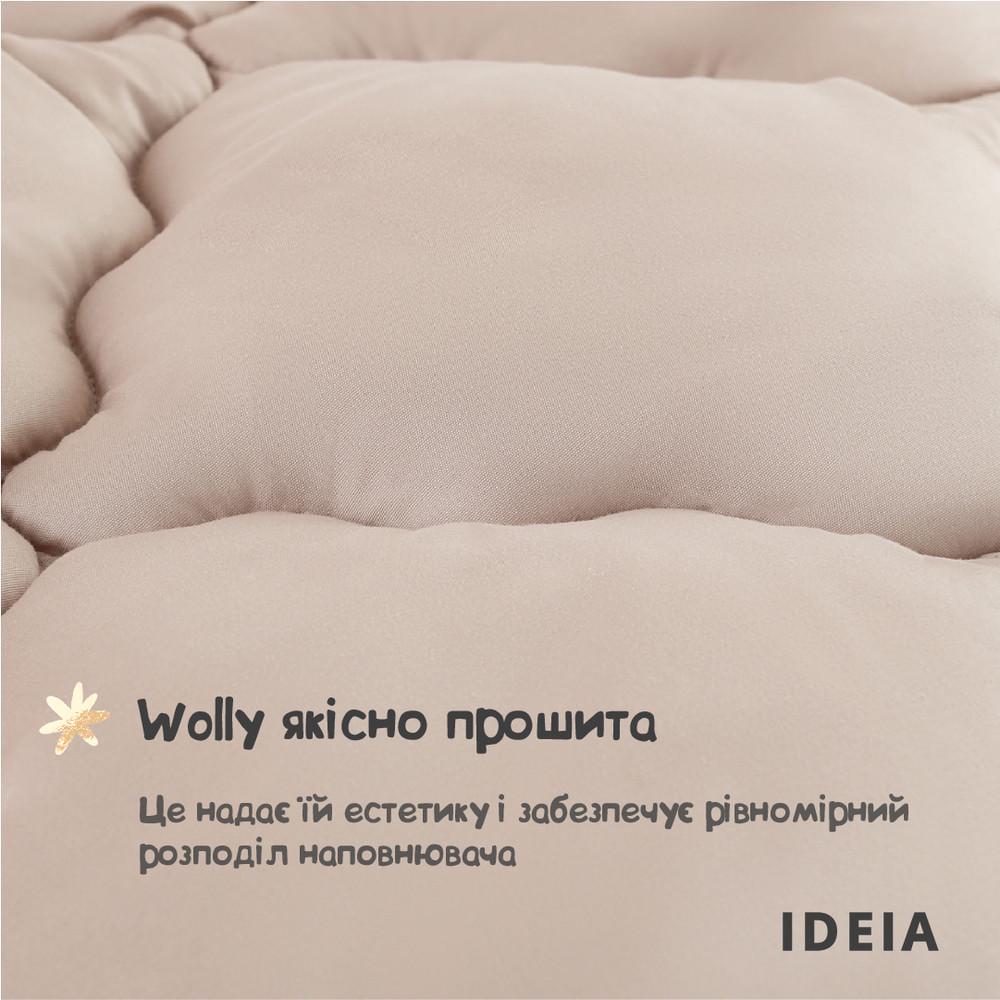 Ковдра WOOLLY вовняна IDEIA зимова вовна 140х210 см (8-35712) - фото 2