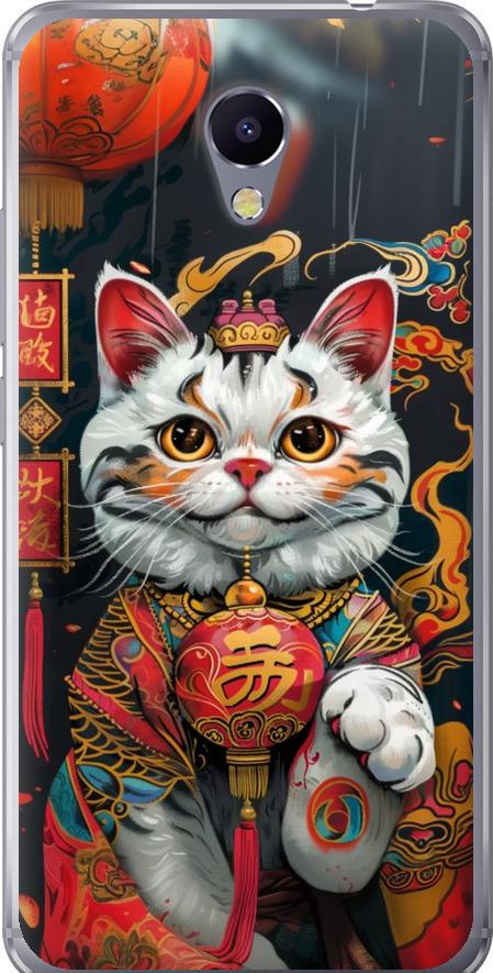 Чехол на Meizu M5 Note China Cat v2 (6135u-447-42517) Чехол на Meizu M5 Note China Cat v2 (6135u-447-42517)
