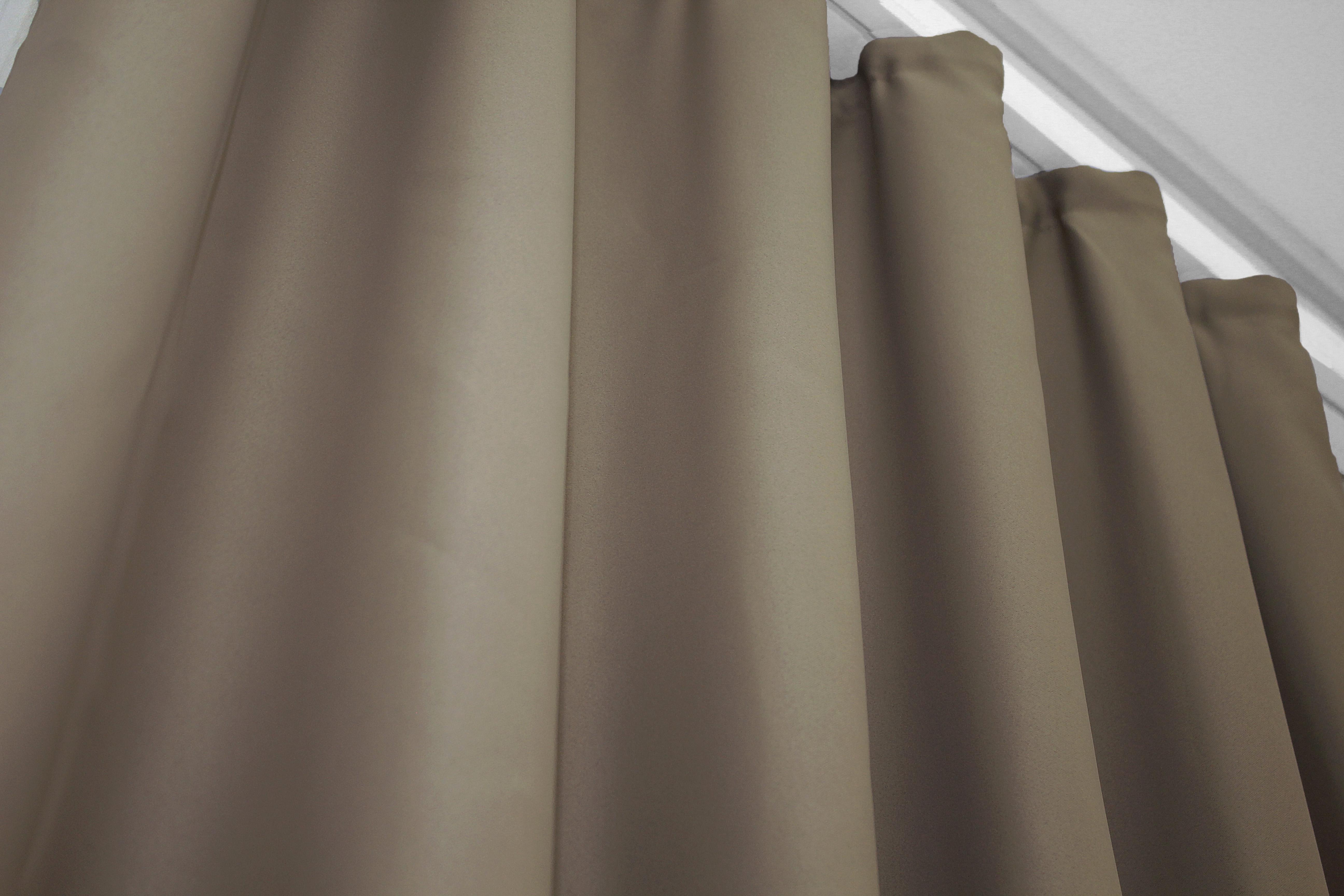 Комплект штор VR-Textil Fusion Dimout №792ш 100х250 см 2 шт. Какао (39-837) - фото 7 Комплект штор VR-Textil Fusion Dimout №792ш 100х250 см 2 шт. Какао (39-837) - фото 7