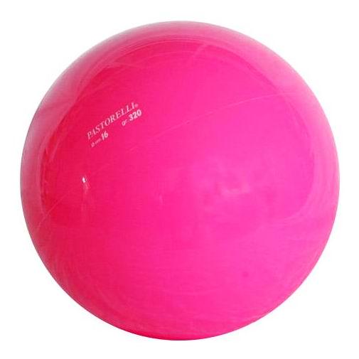 М'яч для гімнастики Pastorelli 160мм 320г флуо Рожевий (6936116102840)