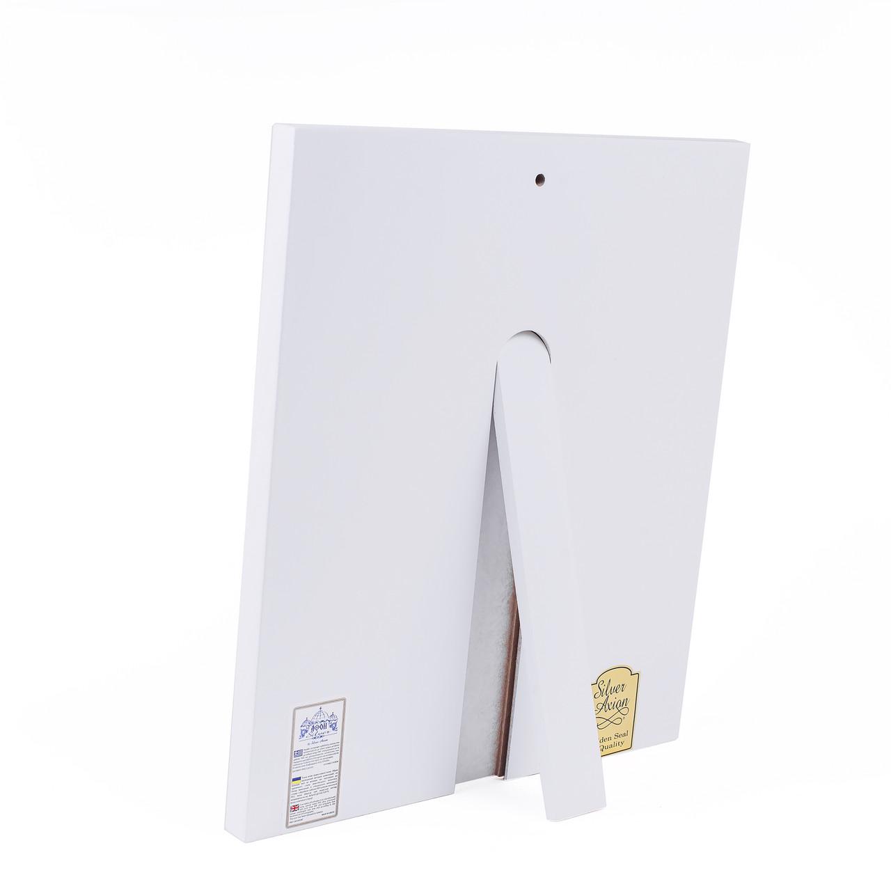 Срібна ікона Свята Родина прямокутної форми без рамки 12,2х10,9 см - фото 2 Срібна ікона Свята Родина прямокутної форми без рамки 12,2х10,9 см - фото 2