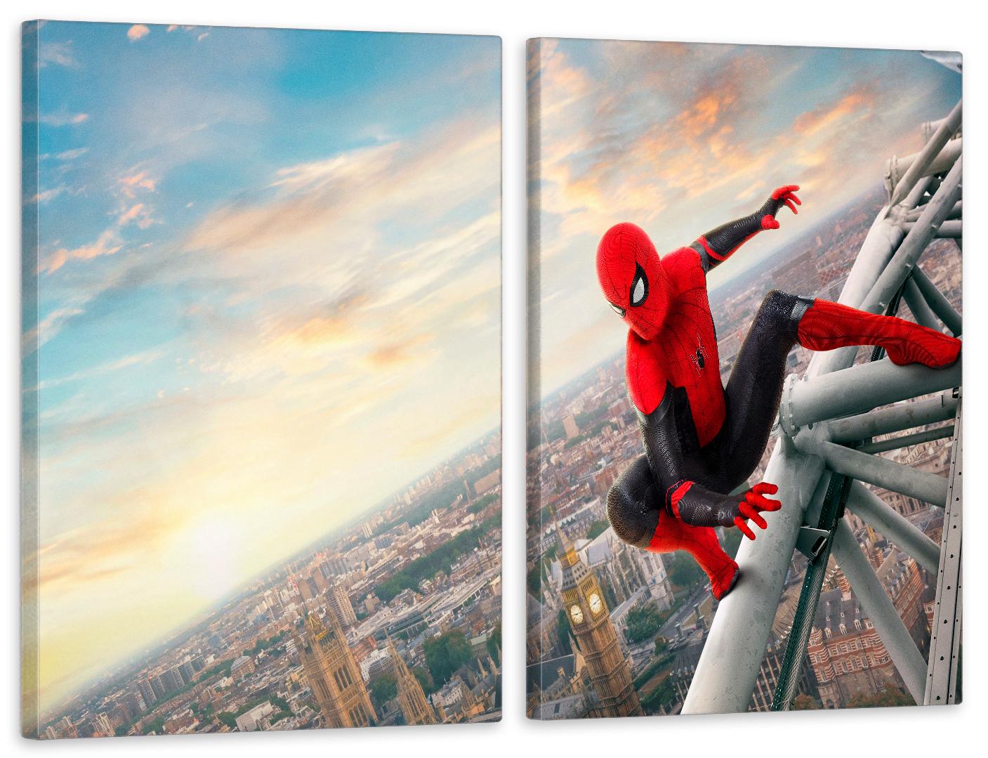 Картина модульная в гостиную/спальню Человек Паук 90х132 см (TLV-2_106)