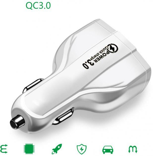 Зарядний пристрій Xiamen 2USB Type-C PD35W QC 3.0 White (ТH050554) - фото 3