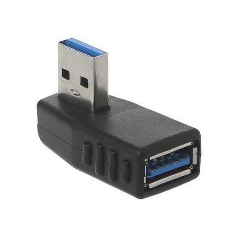 Переходник угловой SUNROZ Right USB 3.0 M/F (A48450)