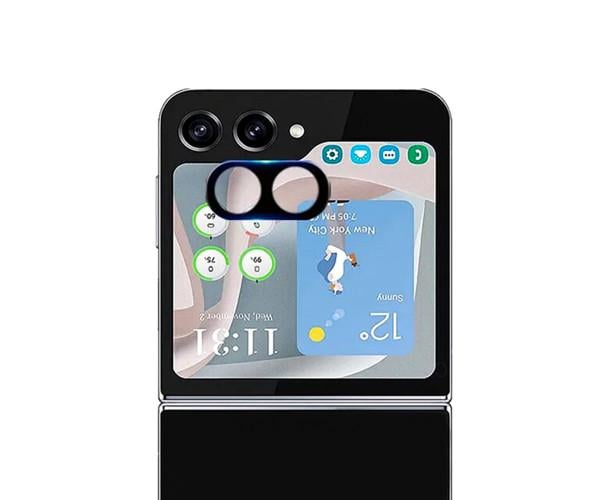 Защитная рамка со стеклом на заднюю камеру Tempered Glass для Samsung Galaxy Z Flip5