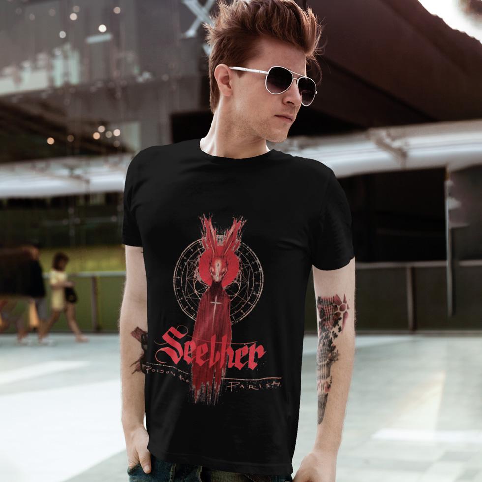 Футболка унисекс Seether Poison The Parish 3XL Черный (0000010810)