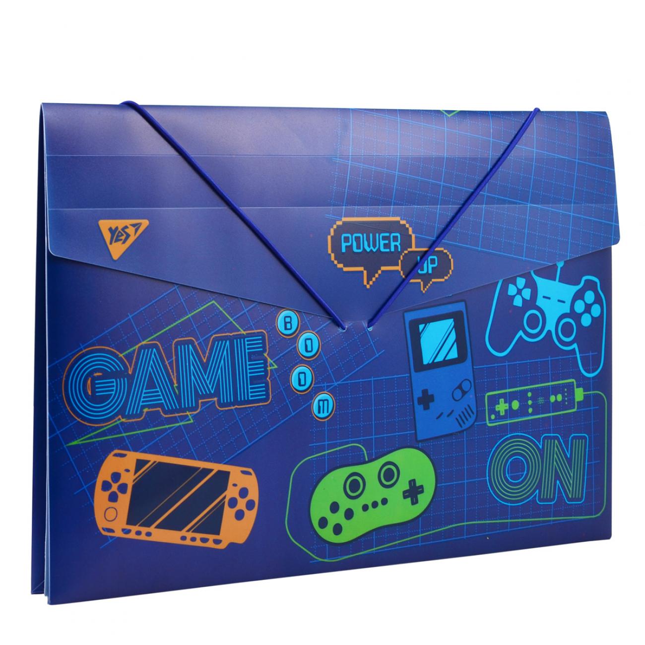 Папка YES Game А4 на резинці (491685)