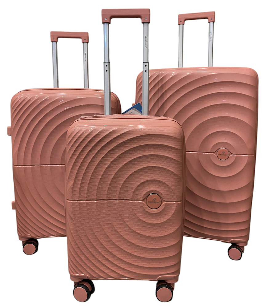 Комплект чемоданов Madisson Snowball 42203 Розовое золото