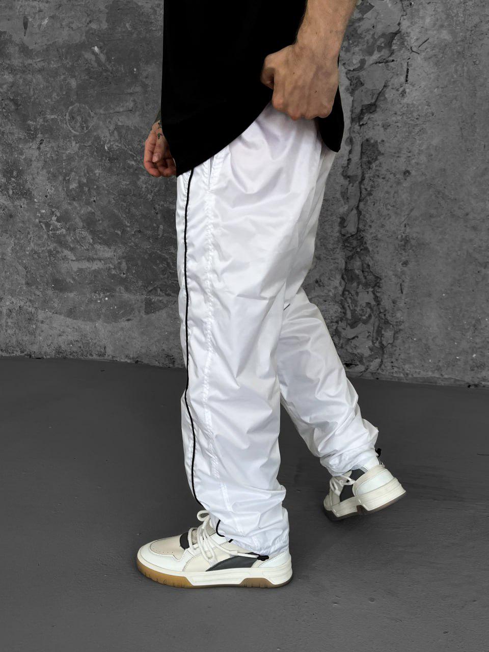 Спортивні штани чоловічі Slide оверсайз M Білий (26456/3/2) - фото 6 Спортивні штани чоловічі Slide оверсайз M Білий (26456/3/2) - фото 6