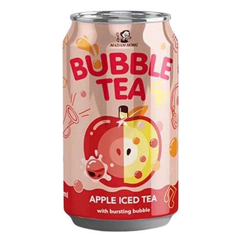 Напій Madam Hong Bubble Tea Apple Iced Tea with Bursting Bubble 315 мл