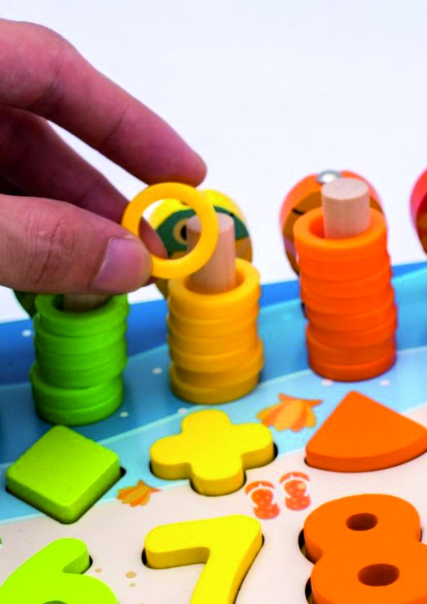 Деревянная развивающая игрушка геометрика Oray - фото 6 Деревянная развивающая игрушка геометрика Oray - фото 6