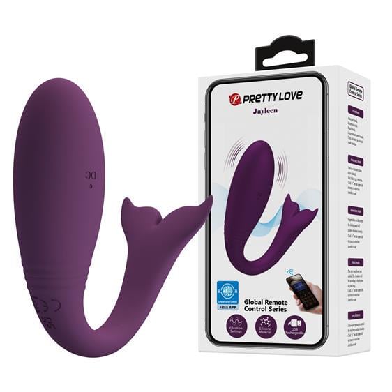 Вибратор Pretty Love Jayleen Stimulator App Plum