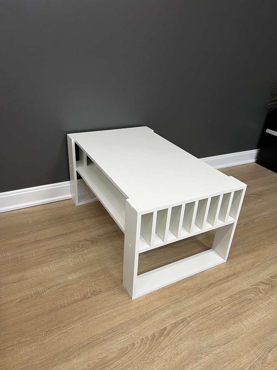 Стіл журнальний Вествуд 900х500х500 мм Білий - фото 6