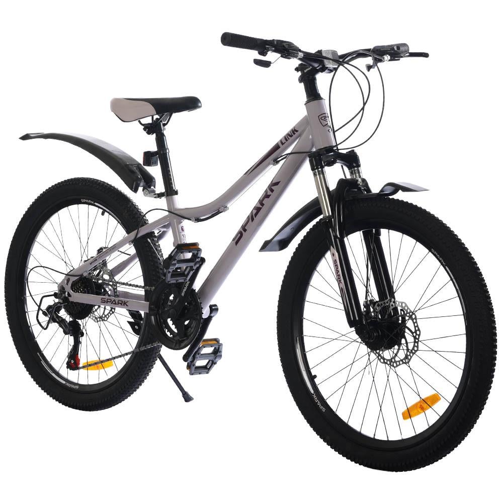 Велосипед Spark LINK колеса 24" сталева рама 11" Світло-бузковий (3063324330)