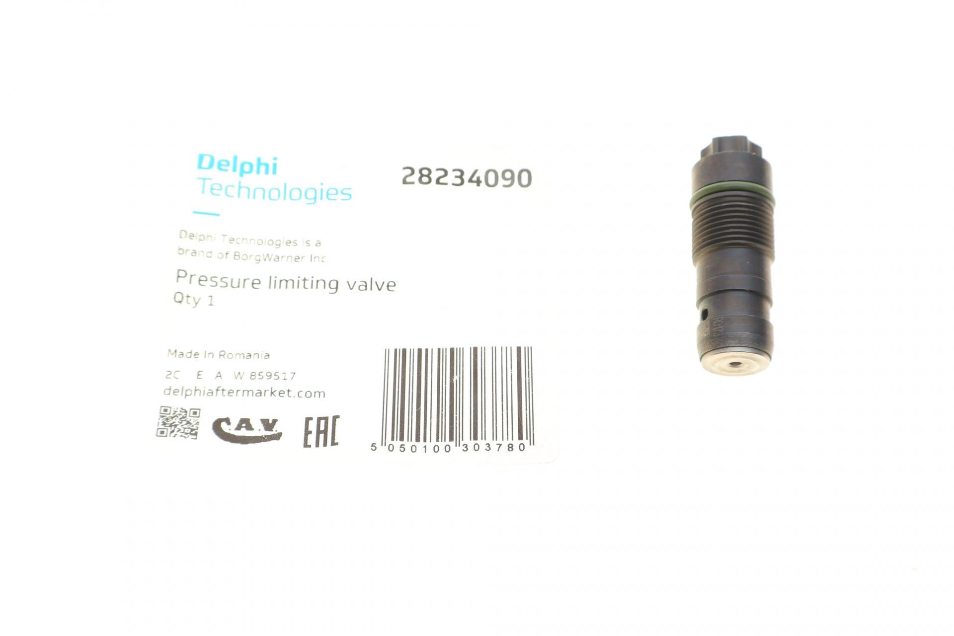 Клапан обмеження тиску Renault (28234090)