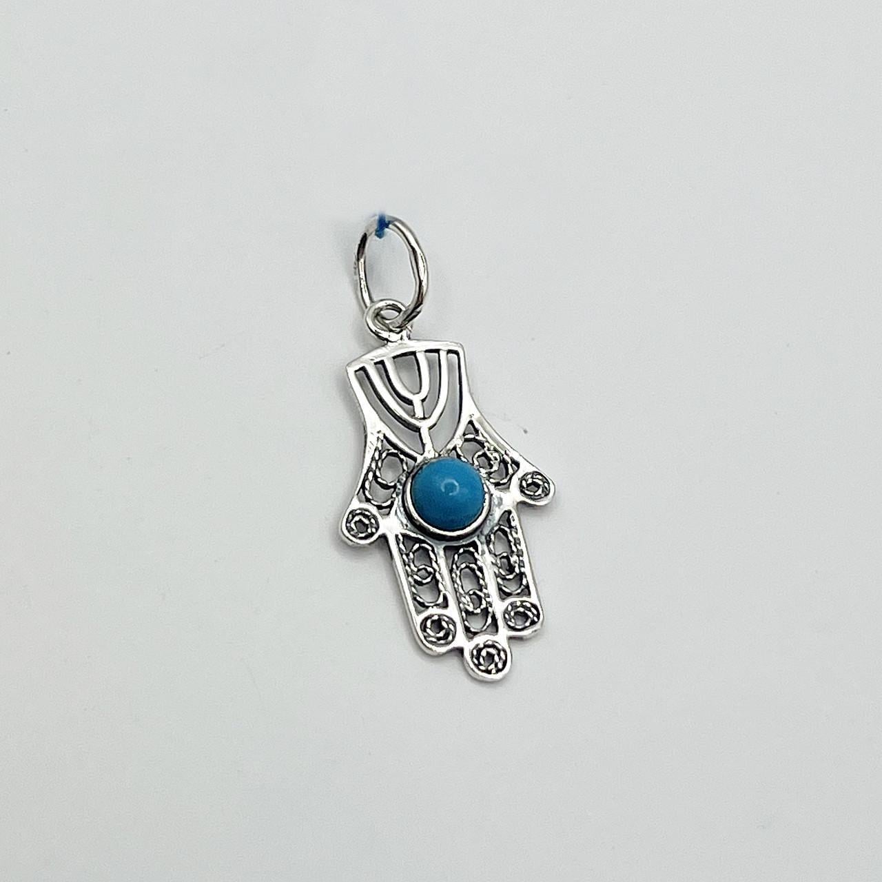 Амулет серебряный Рука Фатимы 1,55 г (2539927606)