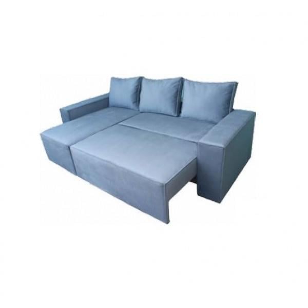 Угловой диван раскладной Анвит Модекс 260х155 еврокнижка Дерево/Ткань Ягуар цвет Серый - фото 2