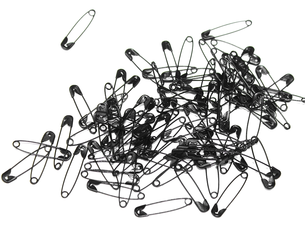 Булавки маленькие 20 мм 10 шт. Черный - фото 2 Булавки маленькие 20 мм 10 шт. Черный - фото 2