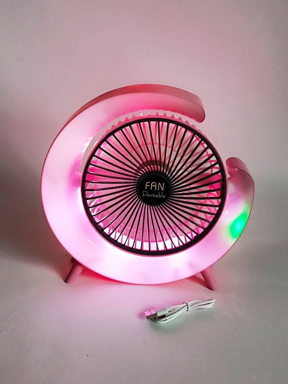 Вентилятор настольный F13 с аккумулятором и RGB подсветкой (2633809265) - фото 6 Вентилятор настольный F13 с аккумулятором и RGB подсветкой (2633809265) - фото 6