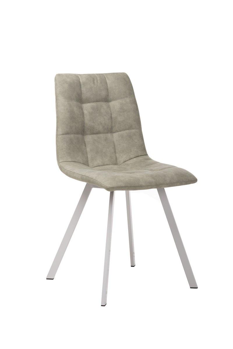 Стул обеденный Ветро Мебель N-47 890х445х530 металл/искусственная кожа Серый/Белый Стул обеденный Ветро Мебель N-47 890х445х530 металл/искусственная кожа Серый/Белый