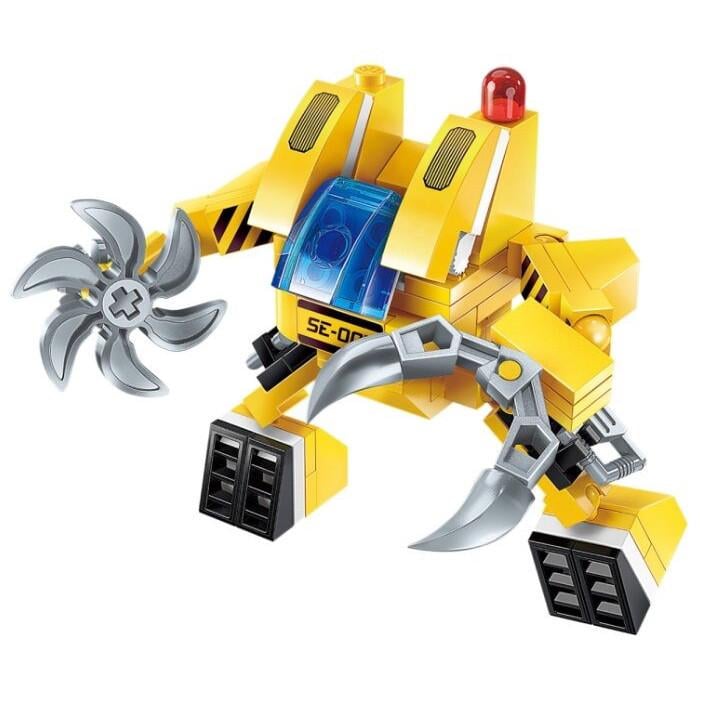 Конструктор дитячий Qman 1408-1-8 транспорт 76 дет. Scout Mecha (RLT24105s31380)