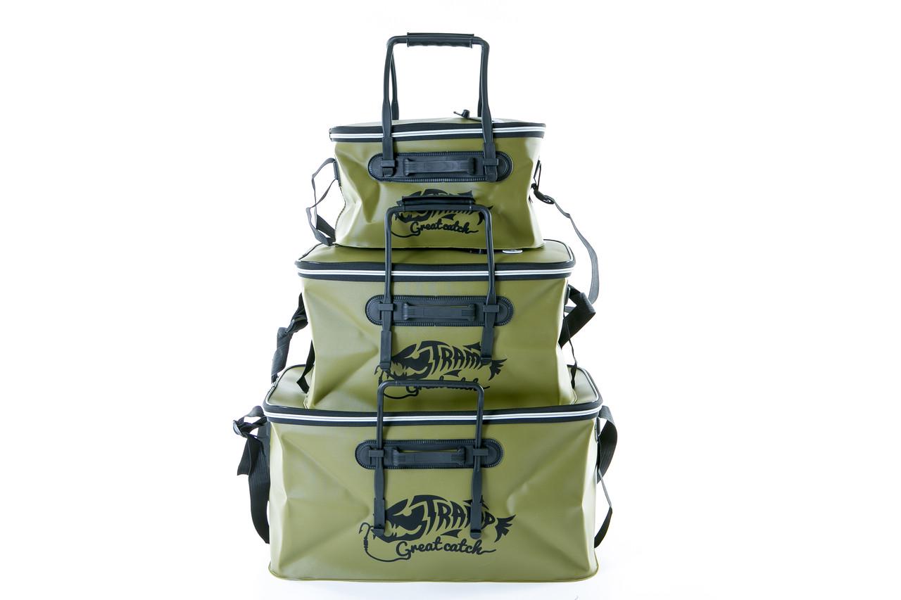 Сумка рыболовная Tramp Fishing bag EVA M 45x25x25 см Avocado (UTRP-030-olive-M) - фото 4