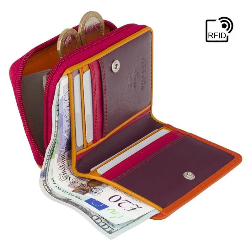 Гаманець жіночий Visconti Hawaii з RFID Orange Multi (RB53 ORG M) - фото 4
