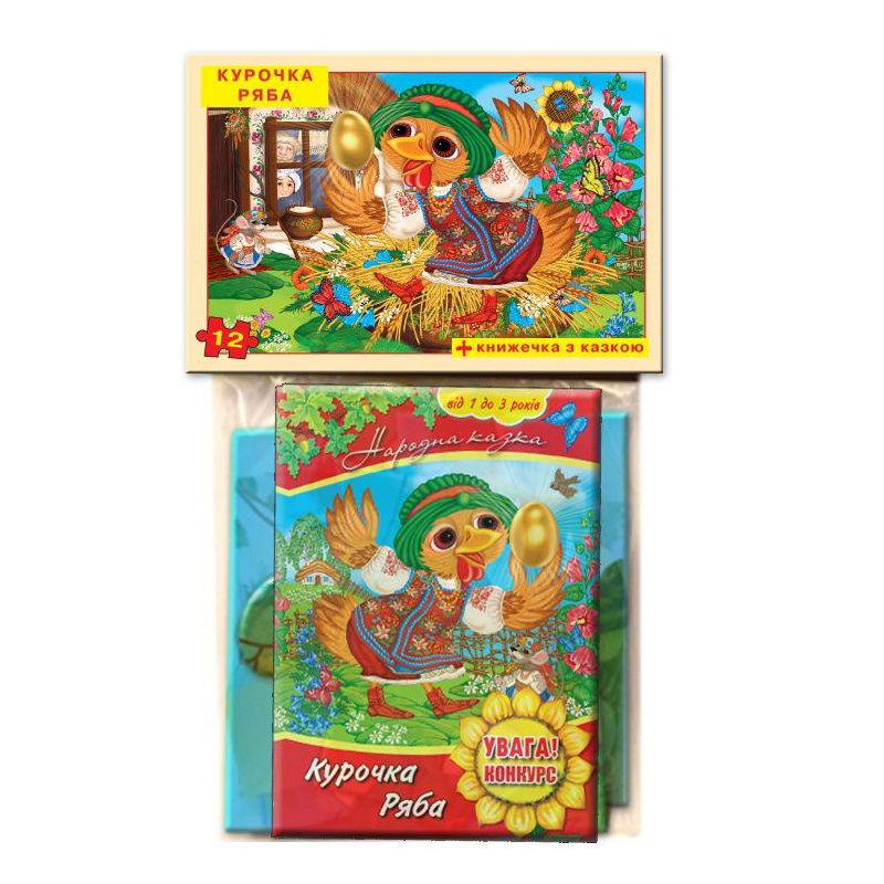 Пазли Курочка Ряба 12 ел. (128686)