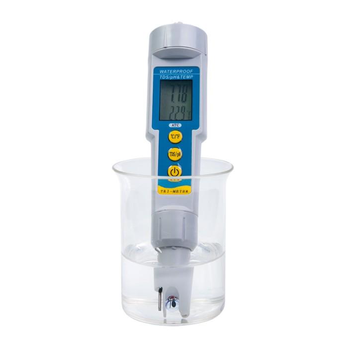 Аналізатор ґрунту рН-метр PH/TDS-986 0/14pH / 19990 ppm із солеміром - фото 3