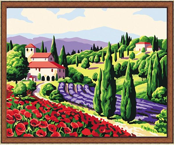 Картина по номерам Идейка Приглашение в Прованс 40x50 см (skl-КНО083)
