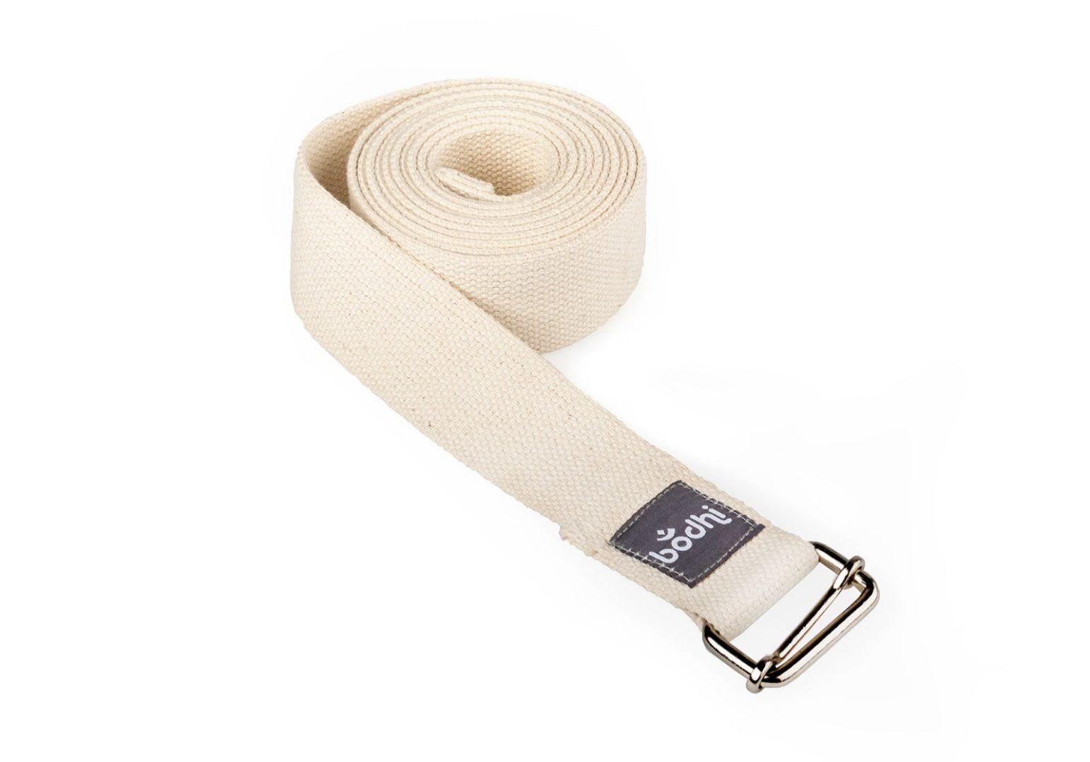Ремень для йоги Bodhi Asana Belt 250х3,8 см Бежевый (3489)