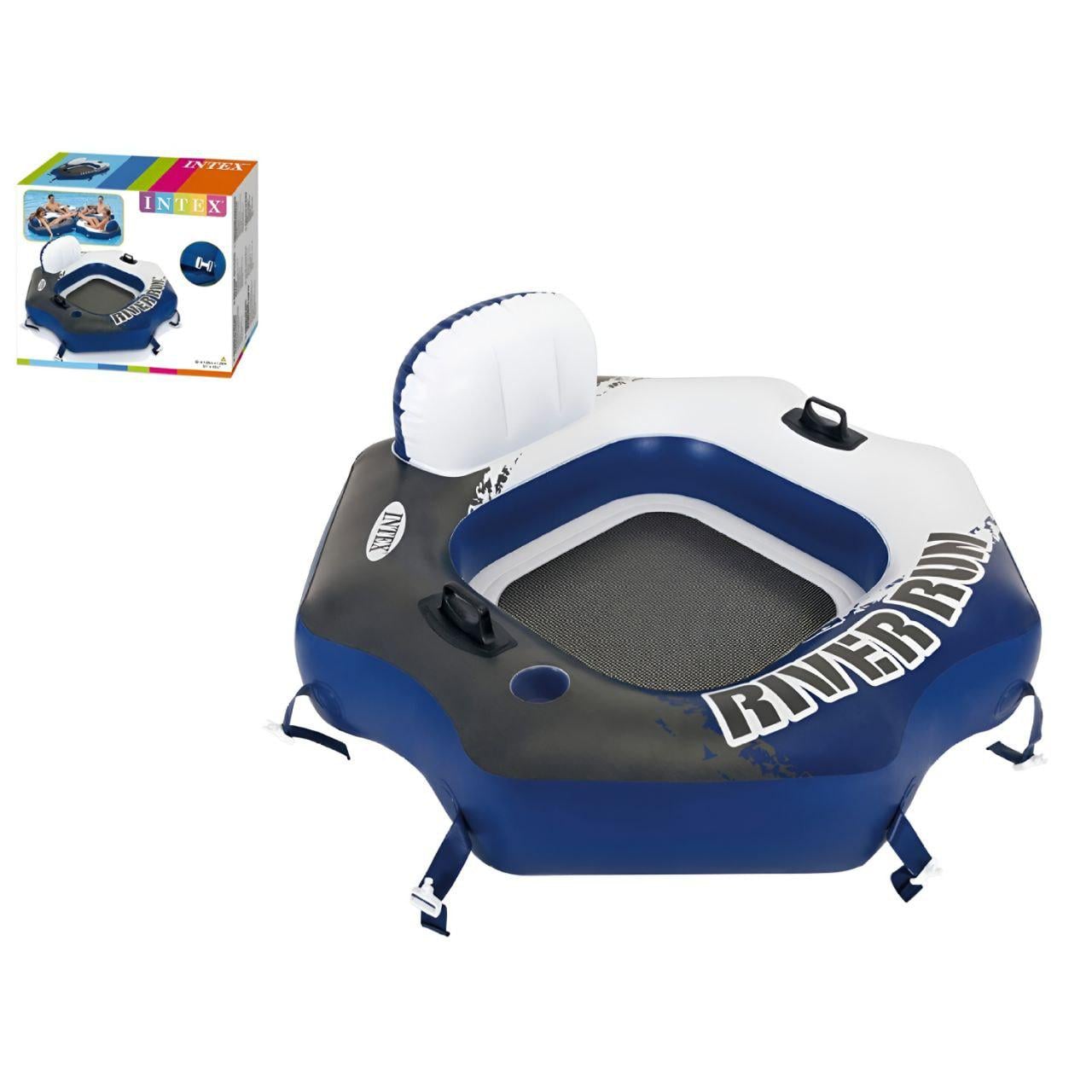 Надувной плот для плавания Intex 58854 130×126 см (32805606)